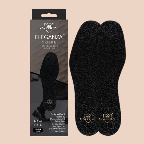 Eleganza Leather Insoles Premium Comfort Antibacterial Luxury