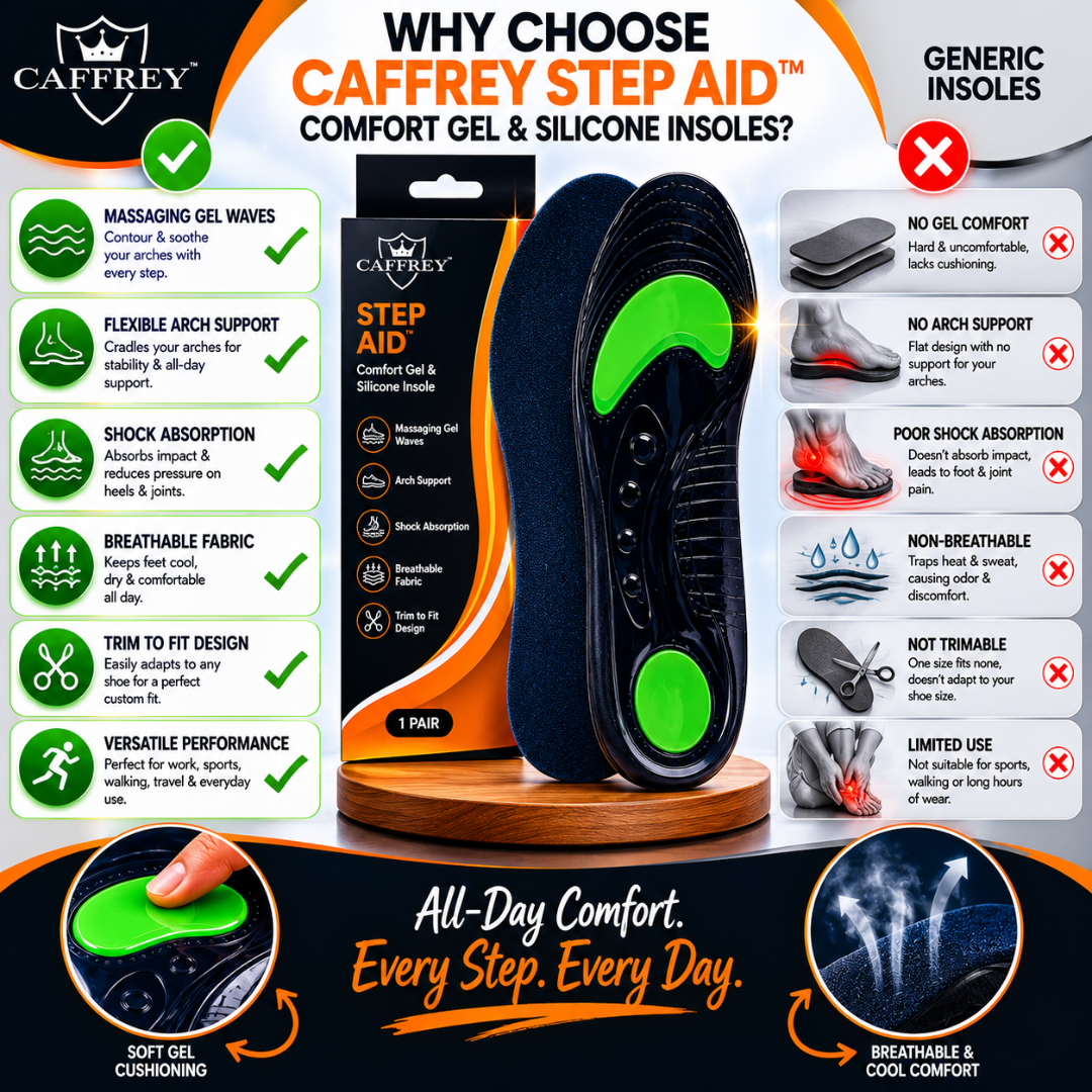 Step Aid: Comfort gel & Silicone Insole