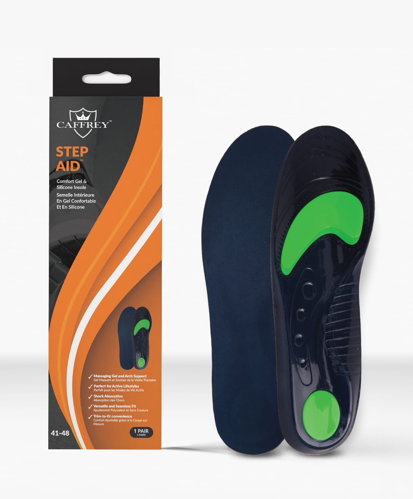 Step Aid: Comfort gel & Silicone Insole