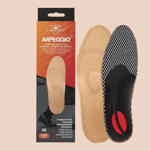 Arpeggio Premium Orthotic Natural Sheepskin Insole