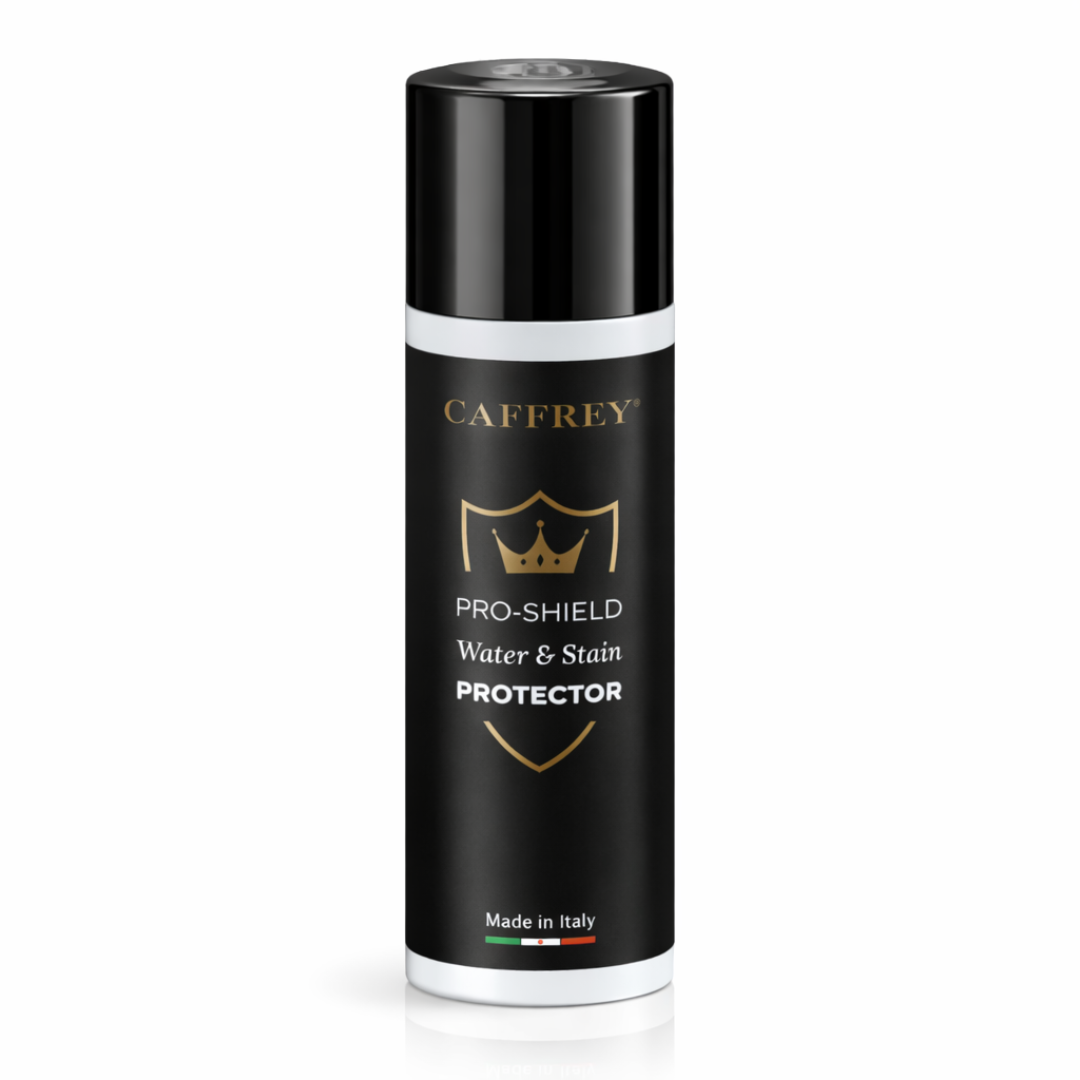 CAFFREY Pro-Shield 250 ml Water and Stain Protector — black capped can, front label.