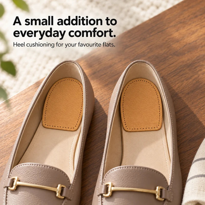 A small addition to everyday comfort. Heel cushioning for your favourite flats.