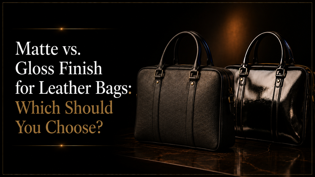 Matte vs. Gloss Finish for Leather Bags: Which Should You Choose?