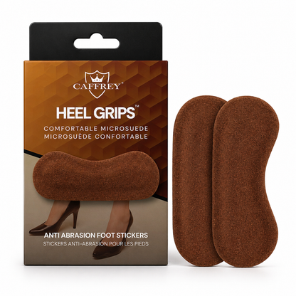Heel Grips: Comfortable Microsuede