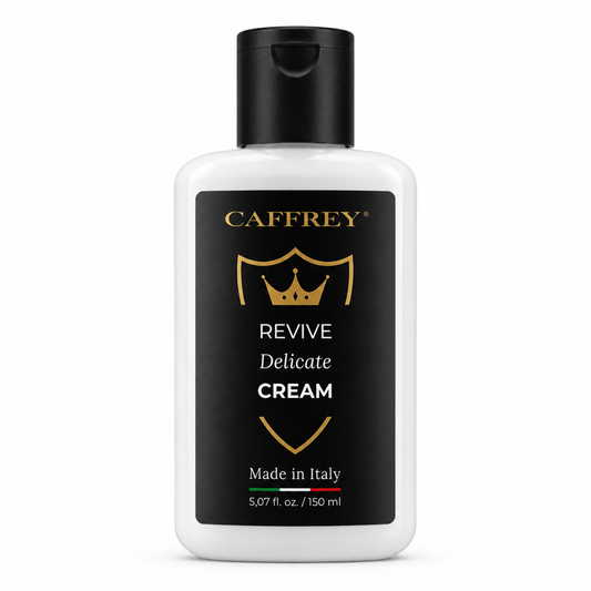 Caffrey Leather Cleaner and Conditioner Cream 150ml – Premium Italian Leather Care for Shoes, Boots, Handbags, Furniture, Sofas, Car Seats & Luggage