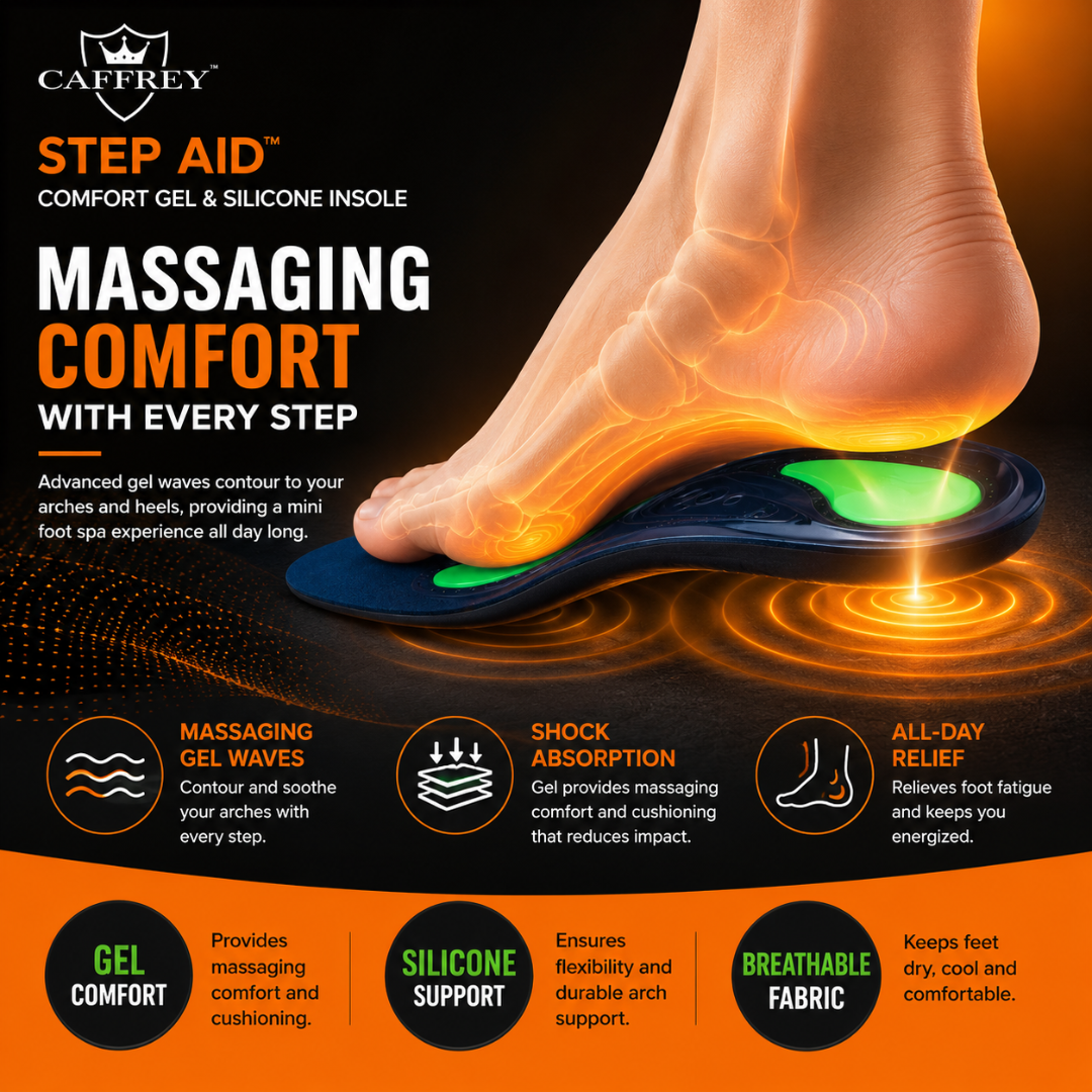 Step Aid: Comfort gel & Silicone Insole