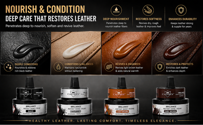 Caffrey Brilliance Instant Shine Cream — Shoe Polish, Conditioner & Leather Protector