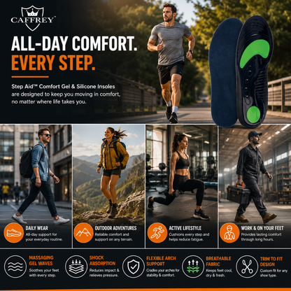 Step Aid: Comfort gel & Silicone Insole