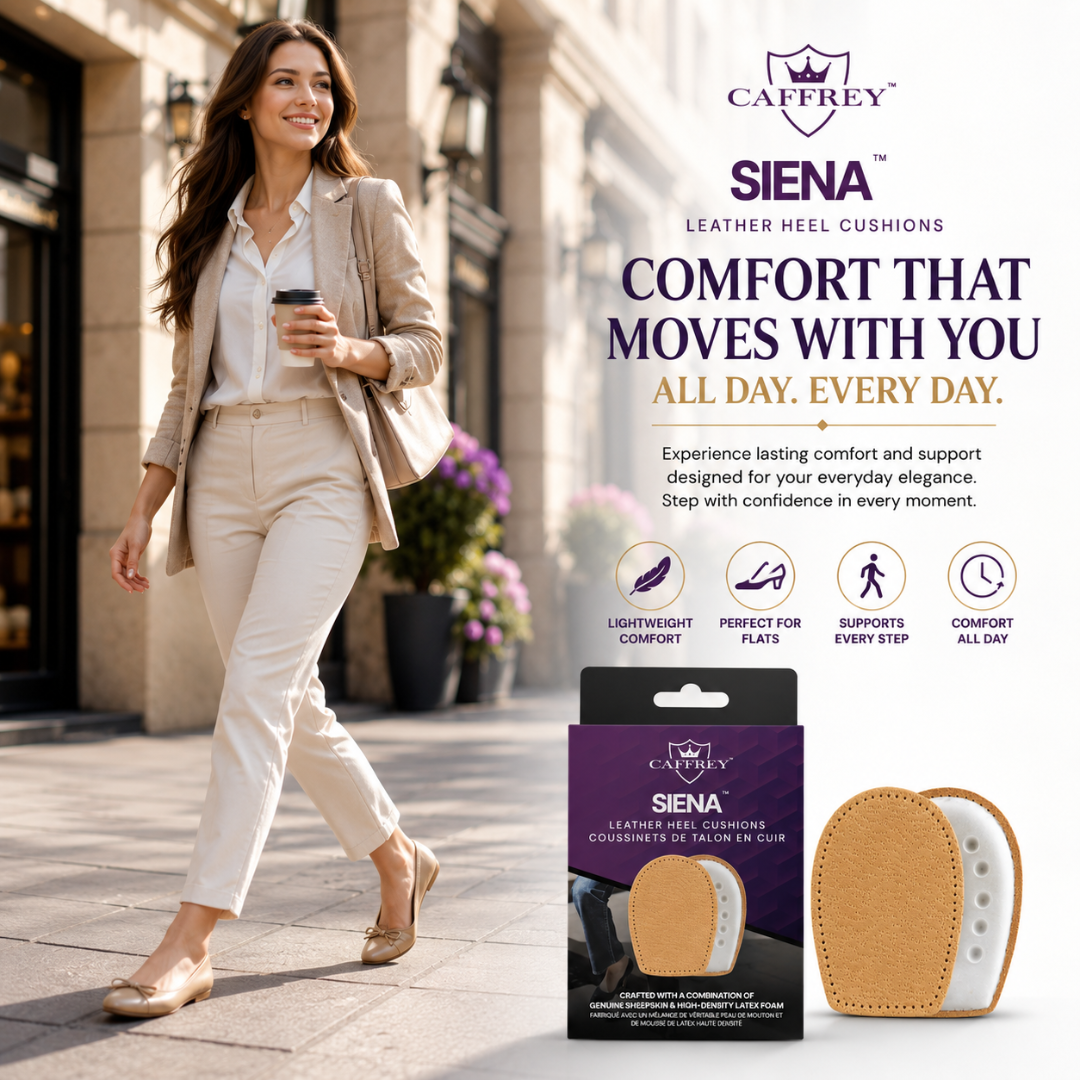 Caffrey Siena Leather Heel Cushion