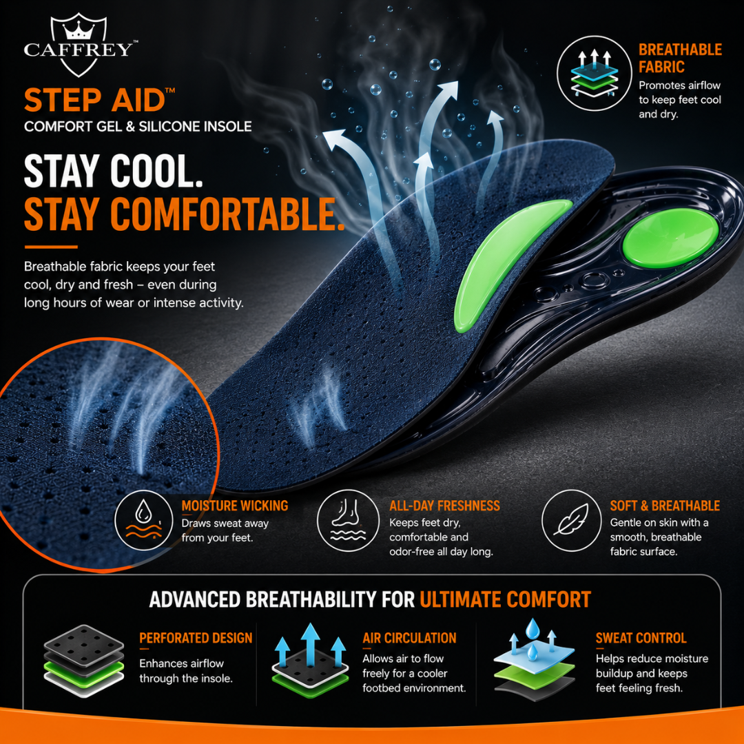 Step Aid: Comfort gel & Silicone Insole