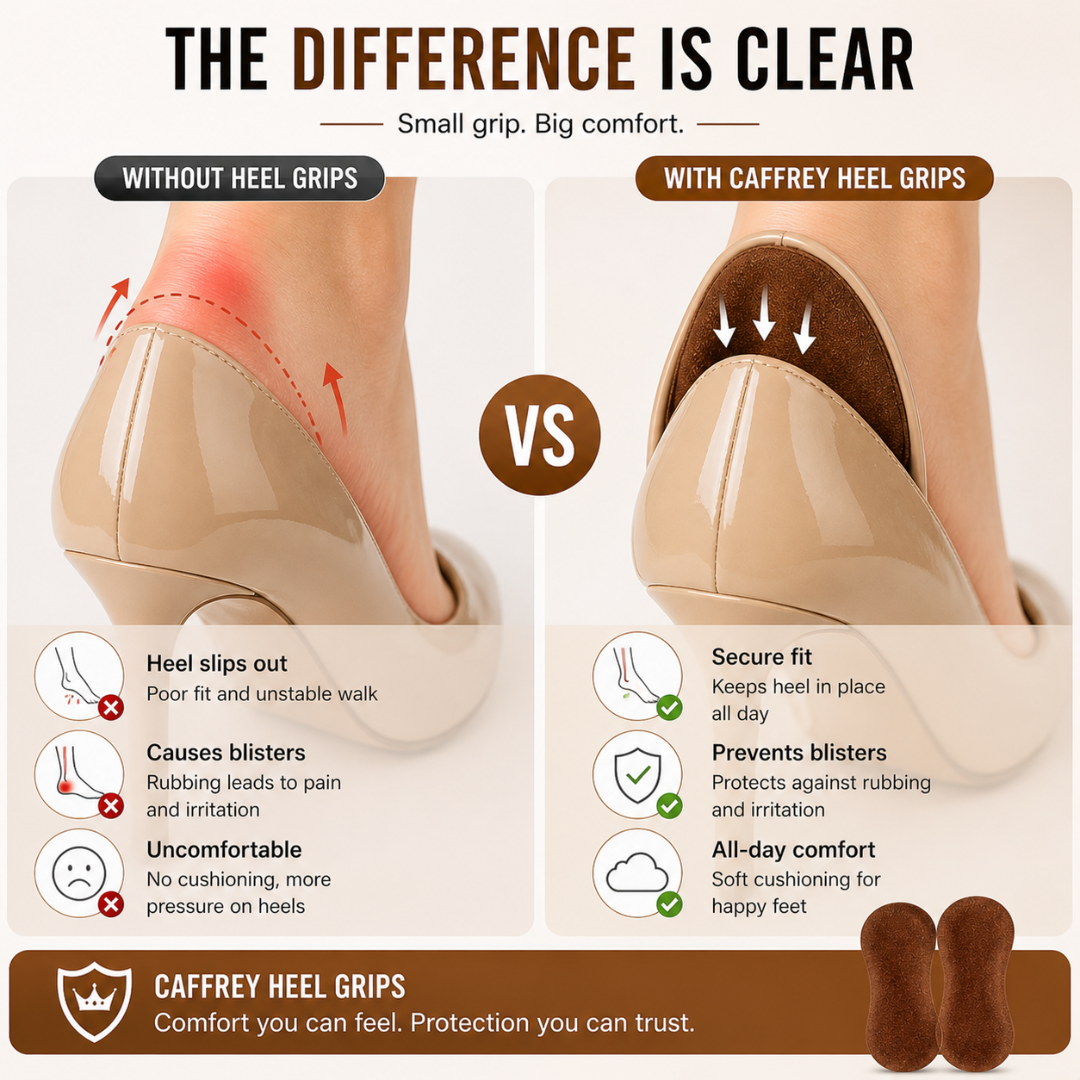 Heel Grips: Comfortable Microsuede