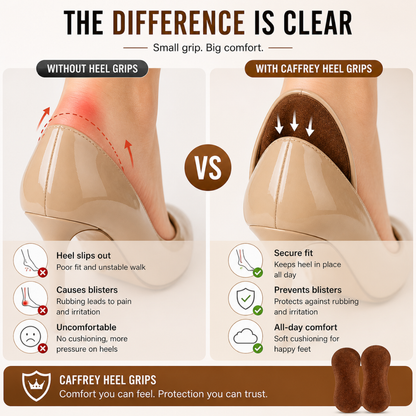 Heel Grips: Comfortable Microsuede