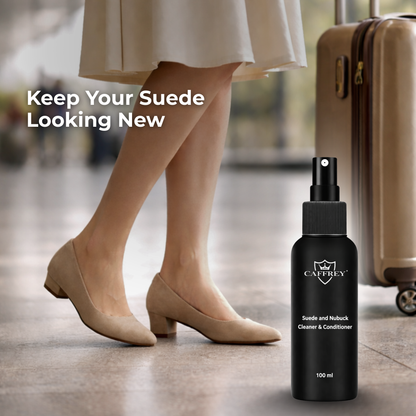 Caffrey Suede Cleaner & conditioner – Specialized Cleaner for Suede & Nubuck, Fiber-Safe Formula, Restores Texture Without Damage