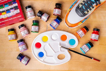 Angelus Leather Paint Best Sellers Kit – 12 Color Acrylic Set (1 oz Bottles)