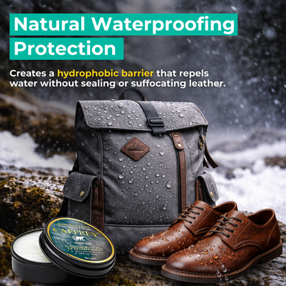 Caffrey Arctic Dubbin – Natural Leather Waterproofing Balm with Oils & Waxes, Weather Protection Without Drying, Leather Conditioning & Odor Prevention
