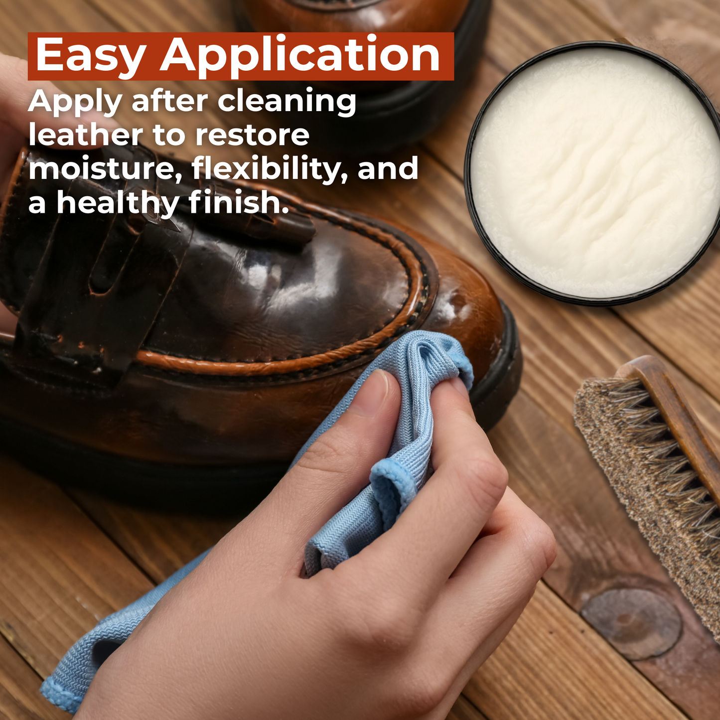 Caffrey Minklux Oil – Pure Mink Oil Leather Conditioner for Softening, Restoring & Preventing Cracks, Non-Discoloring Formula for Shoes, Bags & Leather Goods