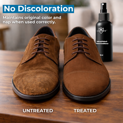 Caffrey Suede Cleaner & conditioner – Specialized Cleaner for Suede & Nubuck, Fiber-Safe Formula, Restores Texture Without Damage