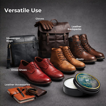 Caffrey Arctic Dubbin – Natural Leather Waterproofing Balm with Oils & Waxes, Weather Protection Without Drying, Leather Conditioning & Odor Prevention