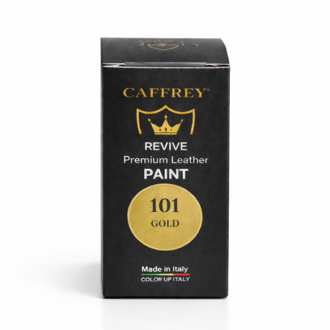 Caffrey Revive Premium Leather Paint – Leather Dye | Restore Furniture, Car Seats, Shoes & Bags | Crack-Proof, Fade-Resistant, Made in Italy