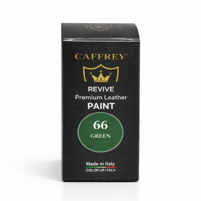 Caffrey Revive Premium Leather Paint – Leather Dye | Restore Furniture, Car Seats, Shoes & Bags | Crack-Proof, Fade-Resistant, Made in Italy