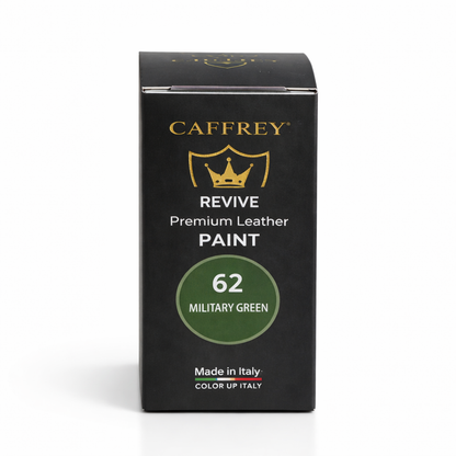 Caffrey Revive Premium Leather Paint – Leather Dye | Restore Furniture, Car Seats, Shoes & Bags | Crack-Proof, Fade-Resistant, Made in Italy
