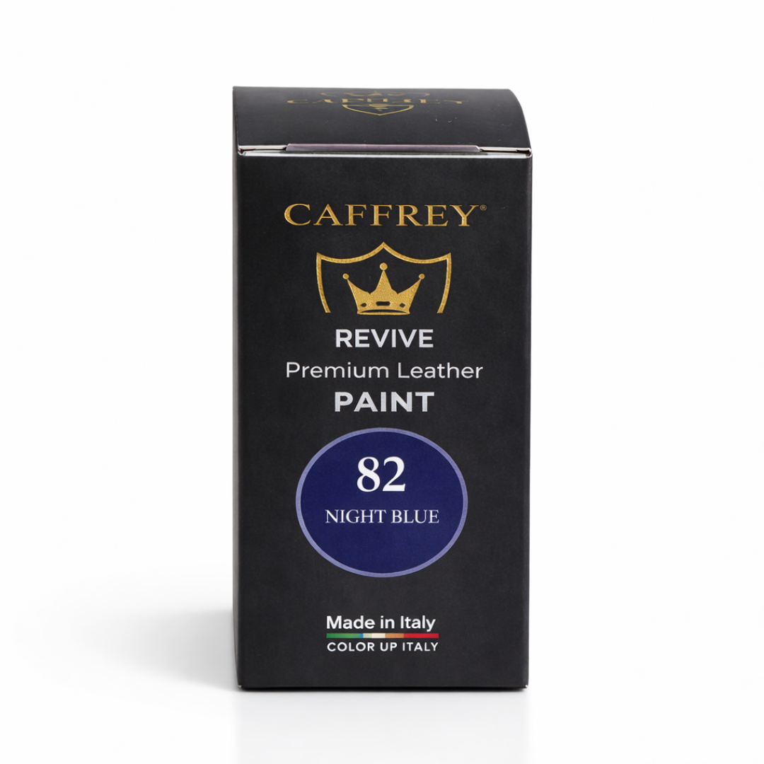 Caffrey Revive Premium Leather Paint – Leather Dye | Restore Furniture, Car Seats, Shoes & Bags | Crack-Proof, Fade-Resistant, Made in Italy