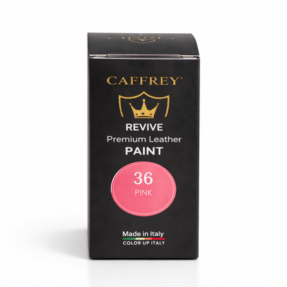 Caffrey Revive Premium Leather Paint – Leather Dye | Restore Furniture, Car Seats, Shoes & Bags | Crack-Proof, Fade-Resistant, Made in Italy