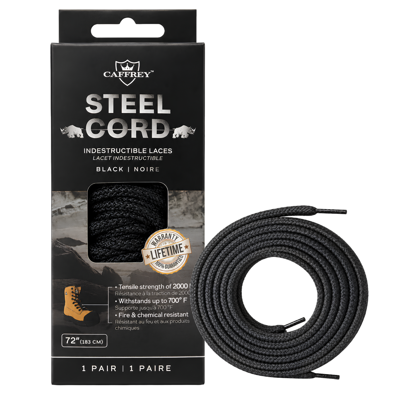 Steelcord Indestructible Boot Laces