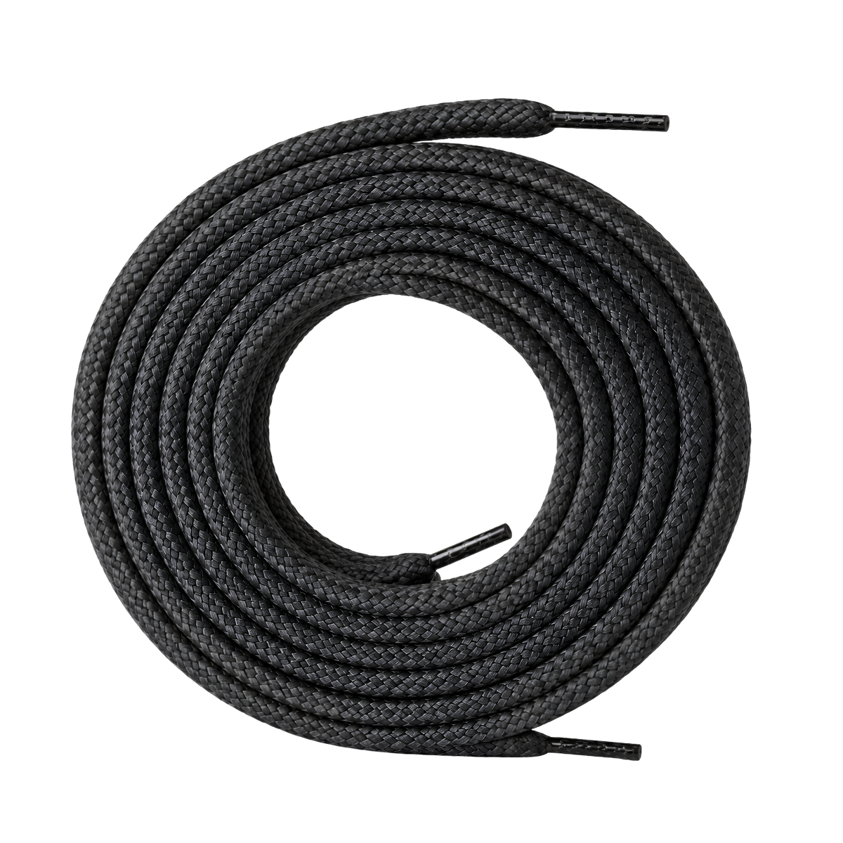 Close view of the black braided Steelcord lace from the supplied product photograph.