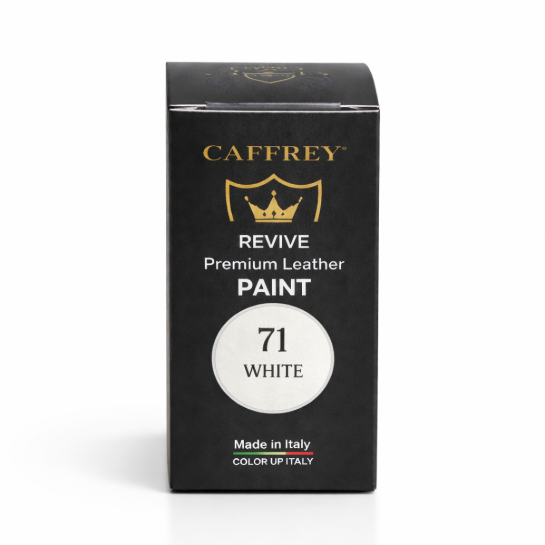 Caffrey Revive Premium Leather Paint – Leather Dye | Restore Furniture, Car Seats, Shoes & Bags | Crack-Proof, Fade-Resistant, Made in Italy