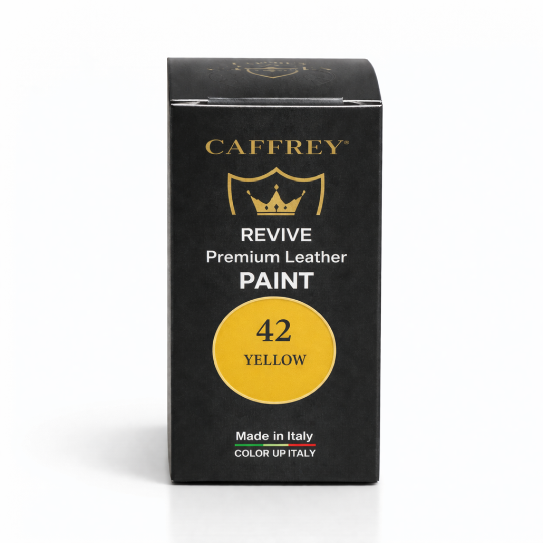 Caffrey Revive Premium Leather Paint – Leather Dye | Restore Furniture, Car Seats, Shoes & Bags | Crack-Proof, Fade-Resistant, Made in Italy