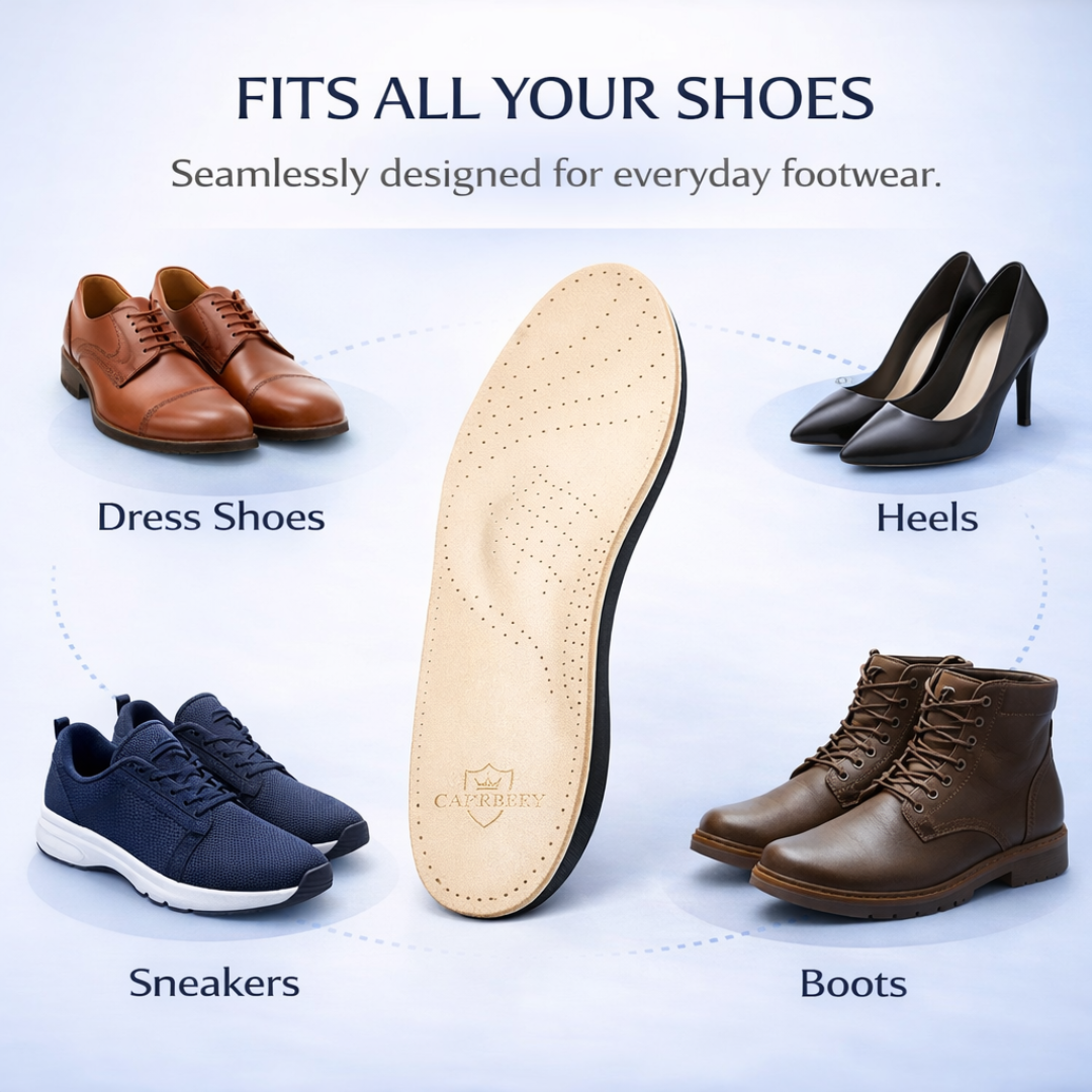 Caffrey Maestro Ultra Premium Orthotic Leather Insole