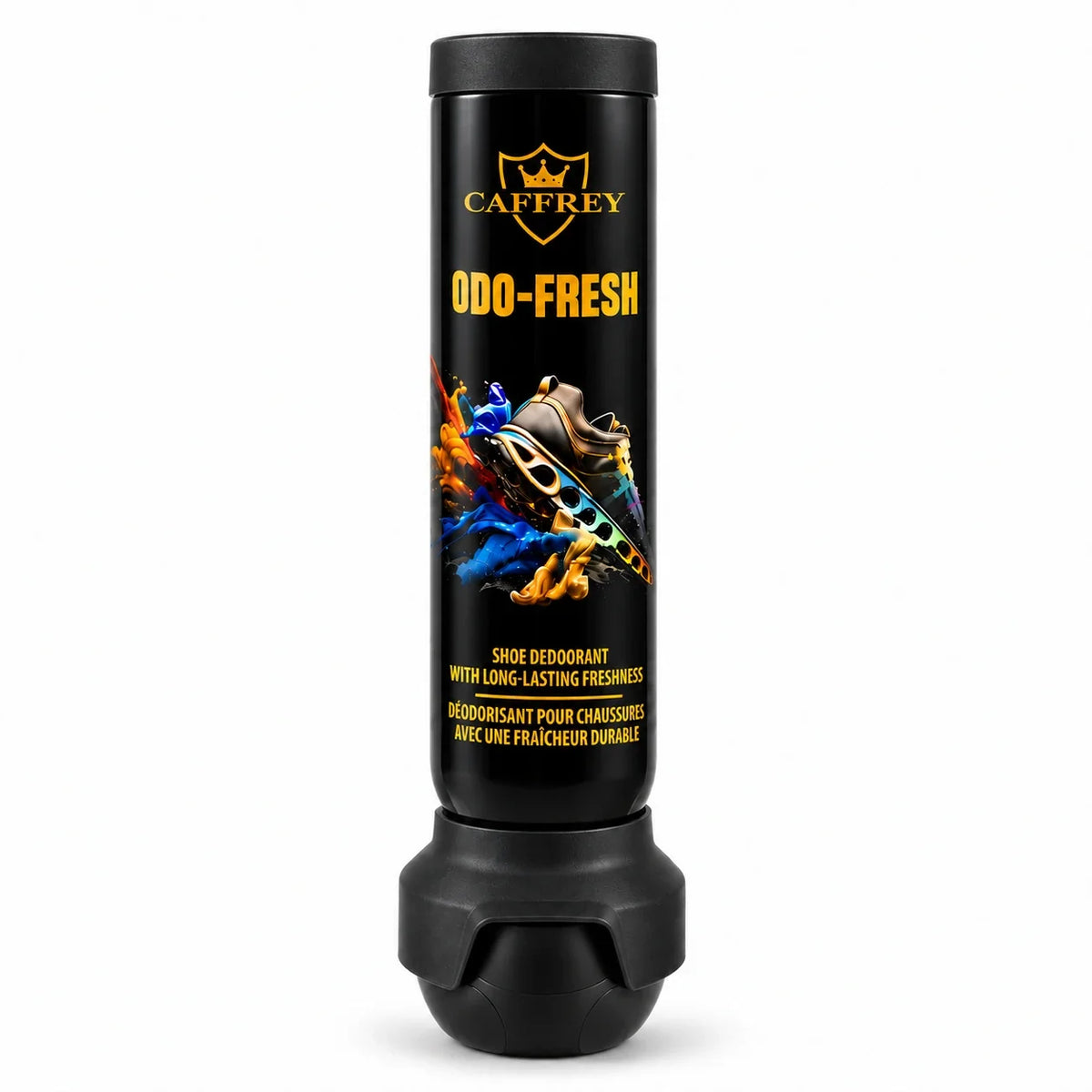 CAFFREY Odo Fresh antibacterial shoe deodorant, 100 ml, with the bottom spray head locked