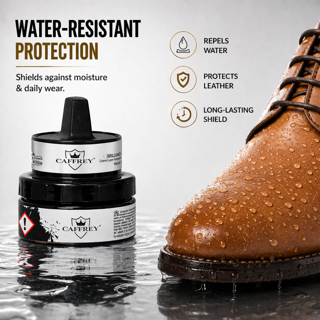 Caffrey Brilliance Instant Shine Cream — Shoe Polish, Conditioner & Leather Protector