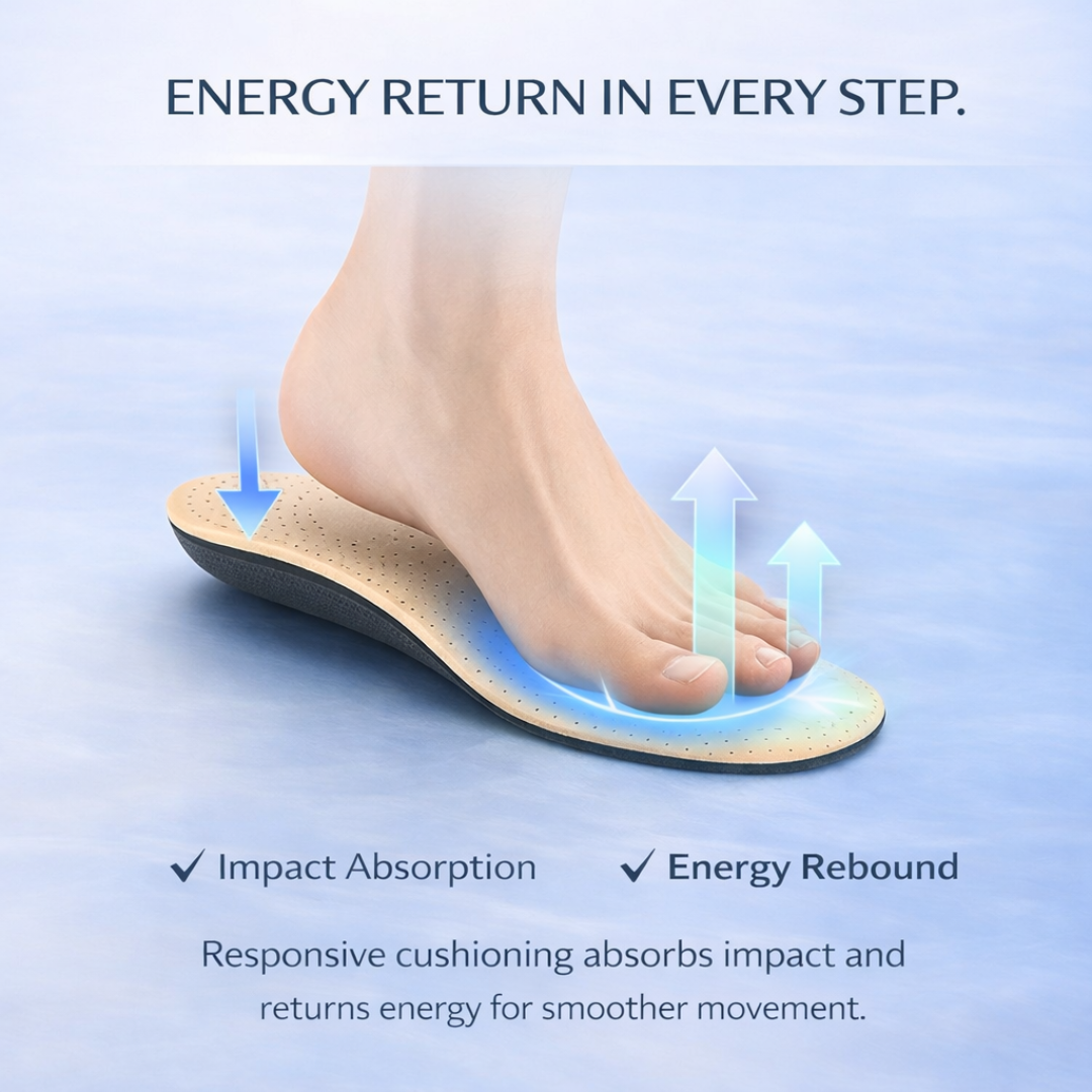 Caffrey Maestro Ultra Premium Orthotic Leather Insole