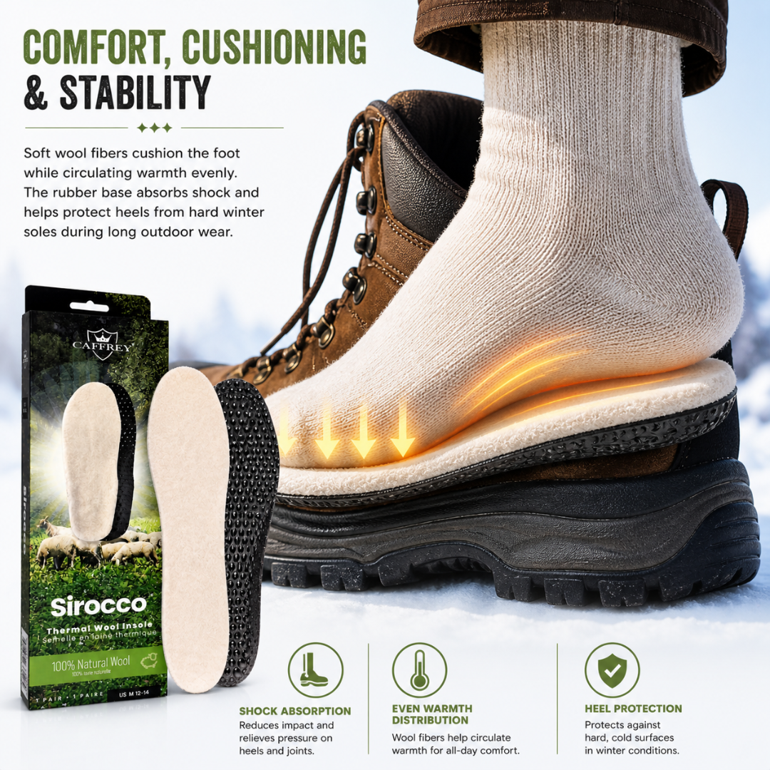 Caffrey Sirroco Thermal Wool Insoles