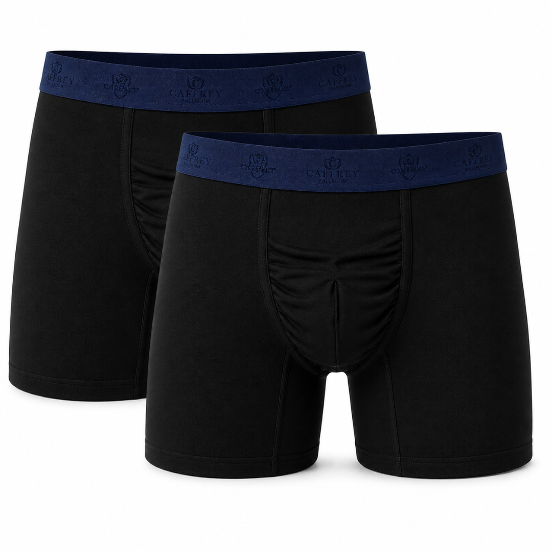 Caffrey Ballroom™ Men’s Modal-Spandex Boxer Briefs – Ultra-Soft, Moisture-Wicking Underwear with Separation Pouch