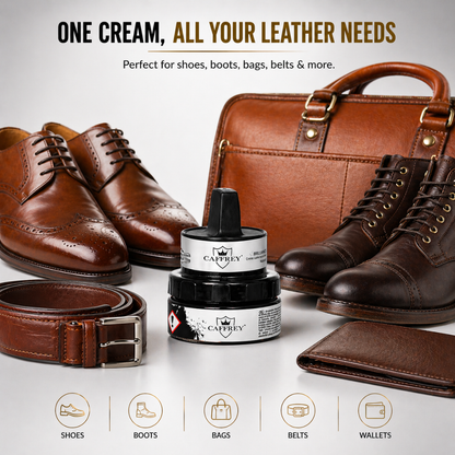 Caffrey Brilliance Instant Shine Cream — Shoe Polish, Conditioner & Leather Protector