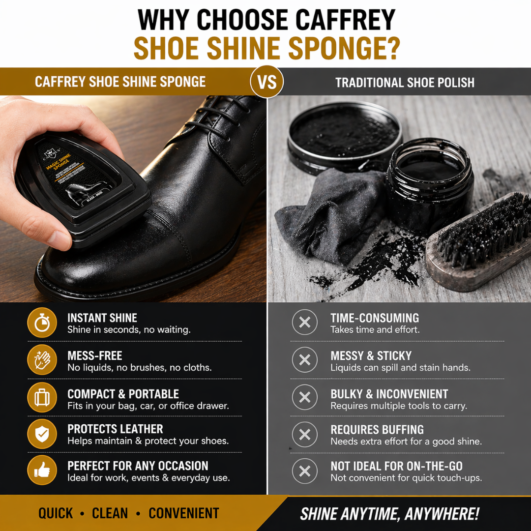 Caffrey Magic Shoe Shine Sponge
