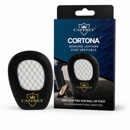 Caffrey Cortona Ball of Foot Cushions for Heels & Sandals – Anti-Slip Shoe Pads for Pain Relief & Comfort