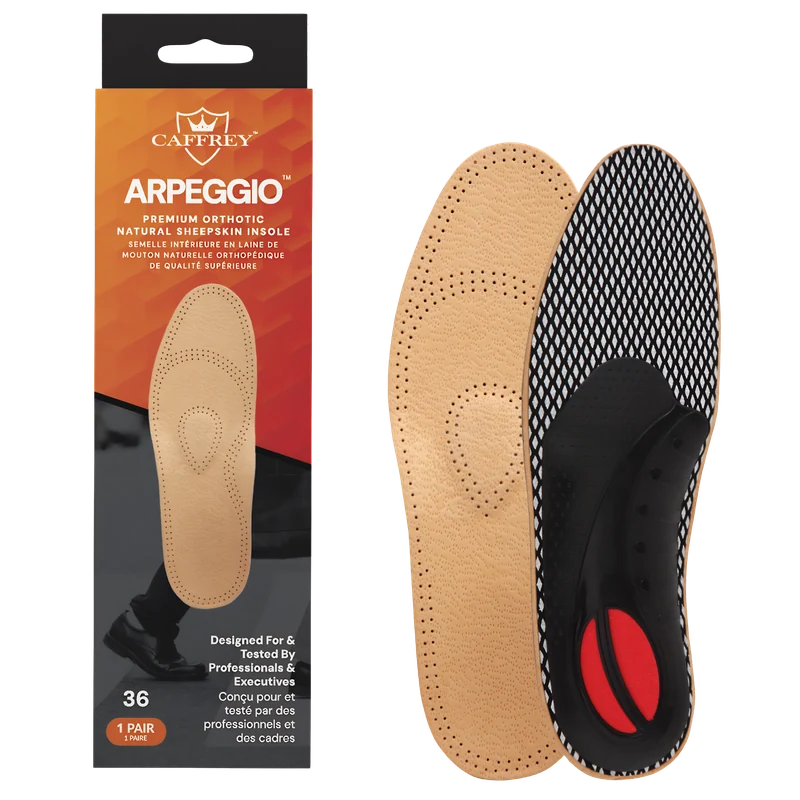 CAFFREY Arpeggio box and pair of insoles