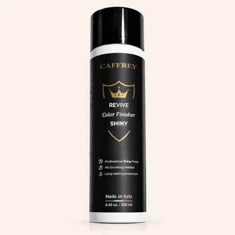 CAFFREY REVIVE Color Finisher spray can; the label reads Made in Italy