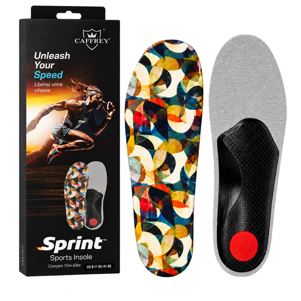CAFFREY Sprint Sports box and pair of insoles